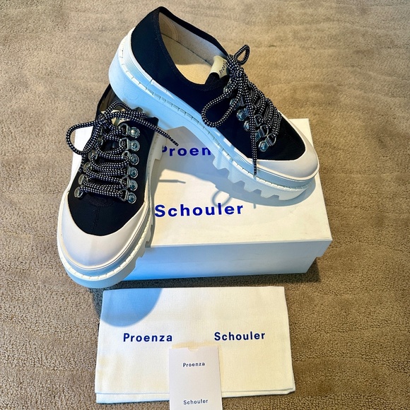 🐼Proenza Schouler City Lug Sole Sneakers  - Size 39 - Worn Once🐼 - Picture 4 of 8